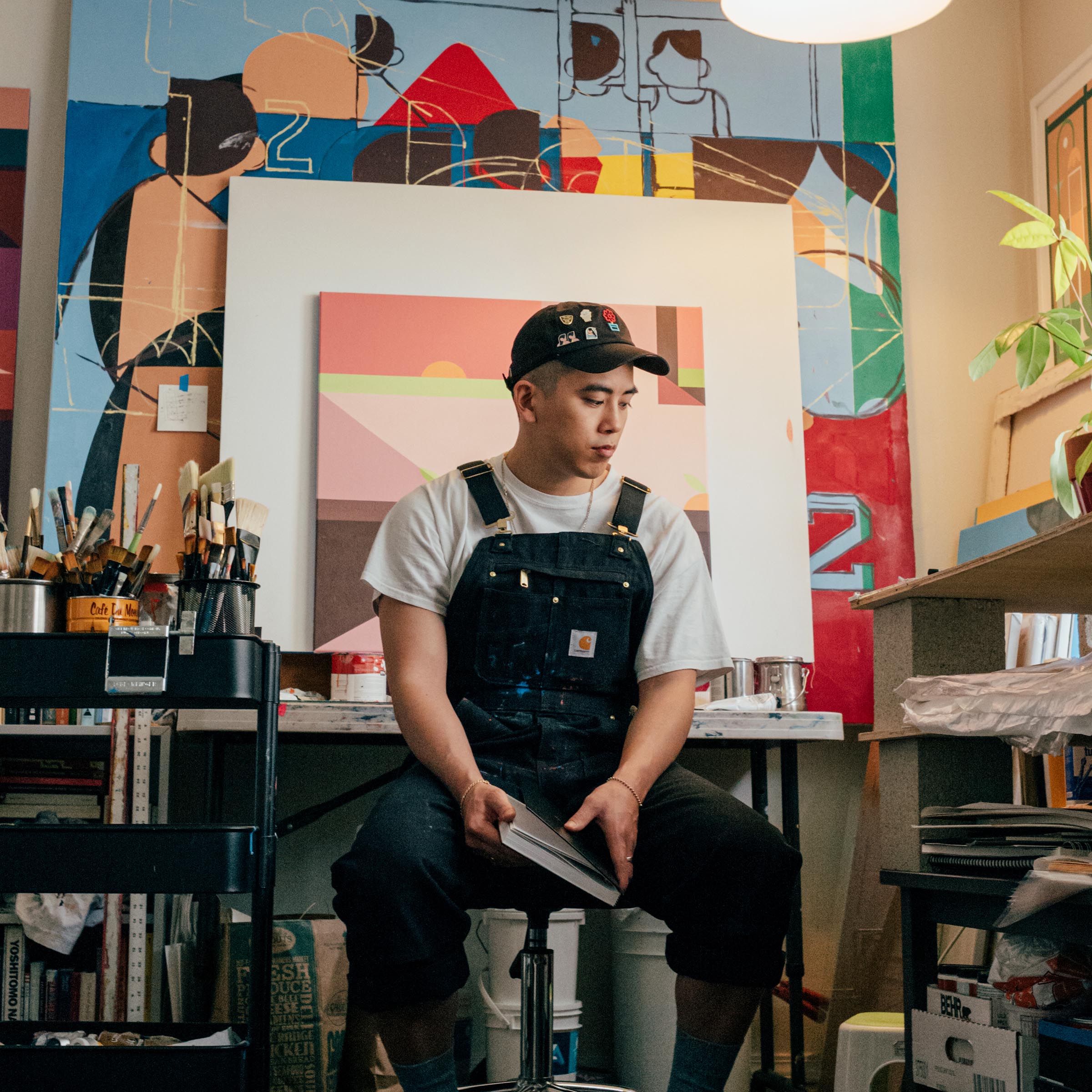 Adrian Kay Wong in his studio, 2020