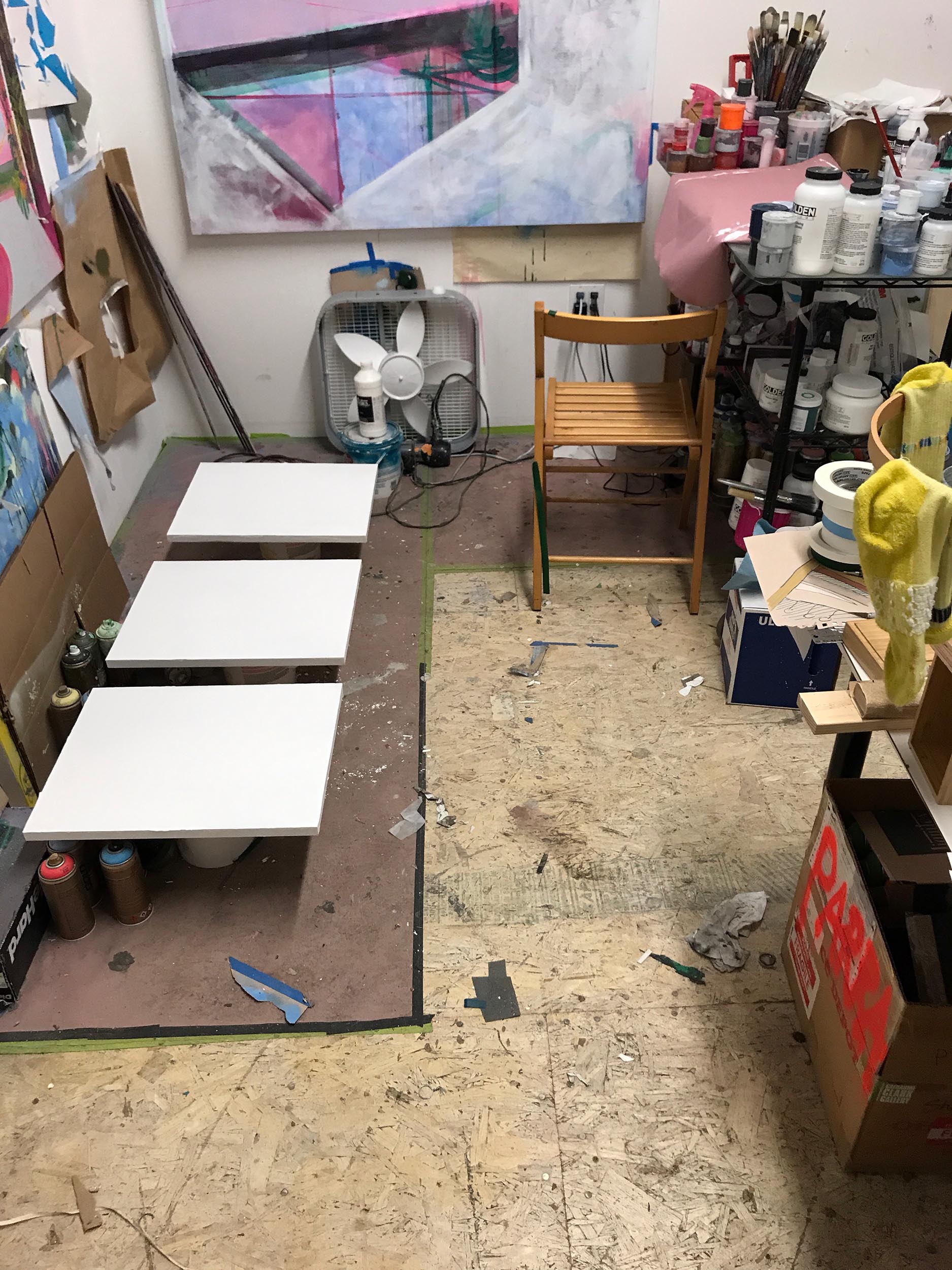 Parra's studio, 2019