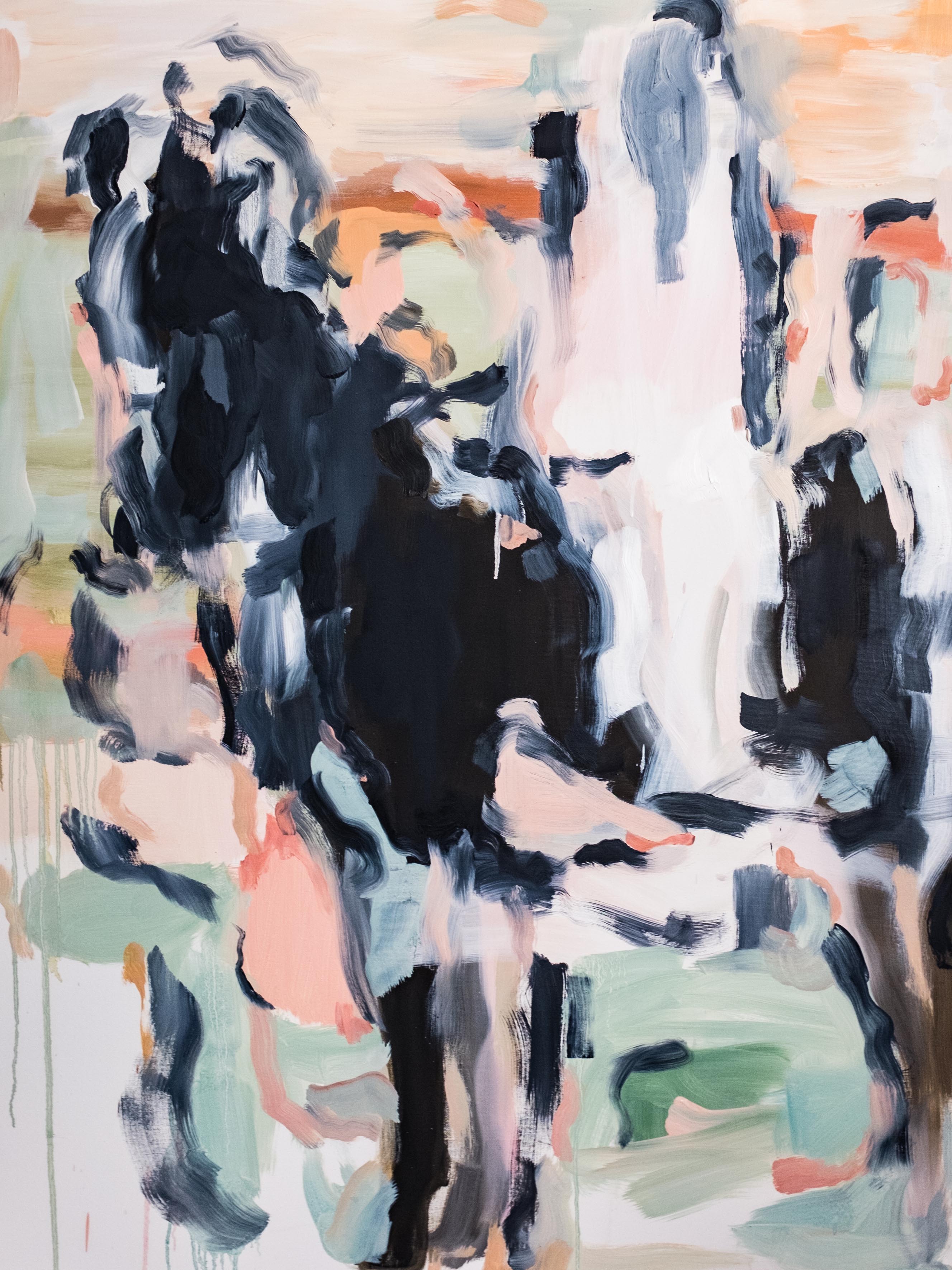Horses, 2018, Oil on Canvas, 36x48”