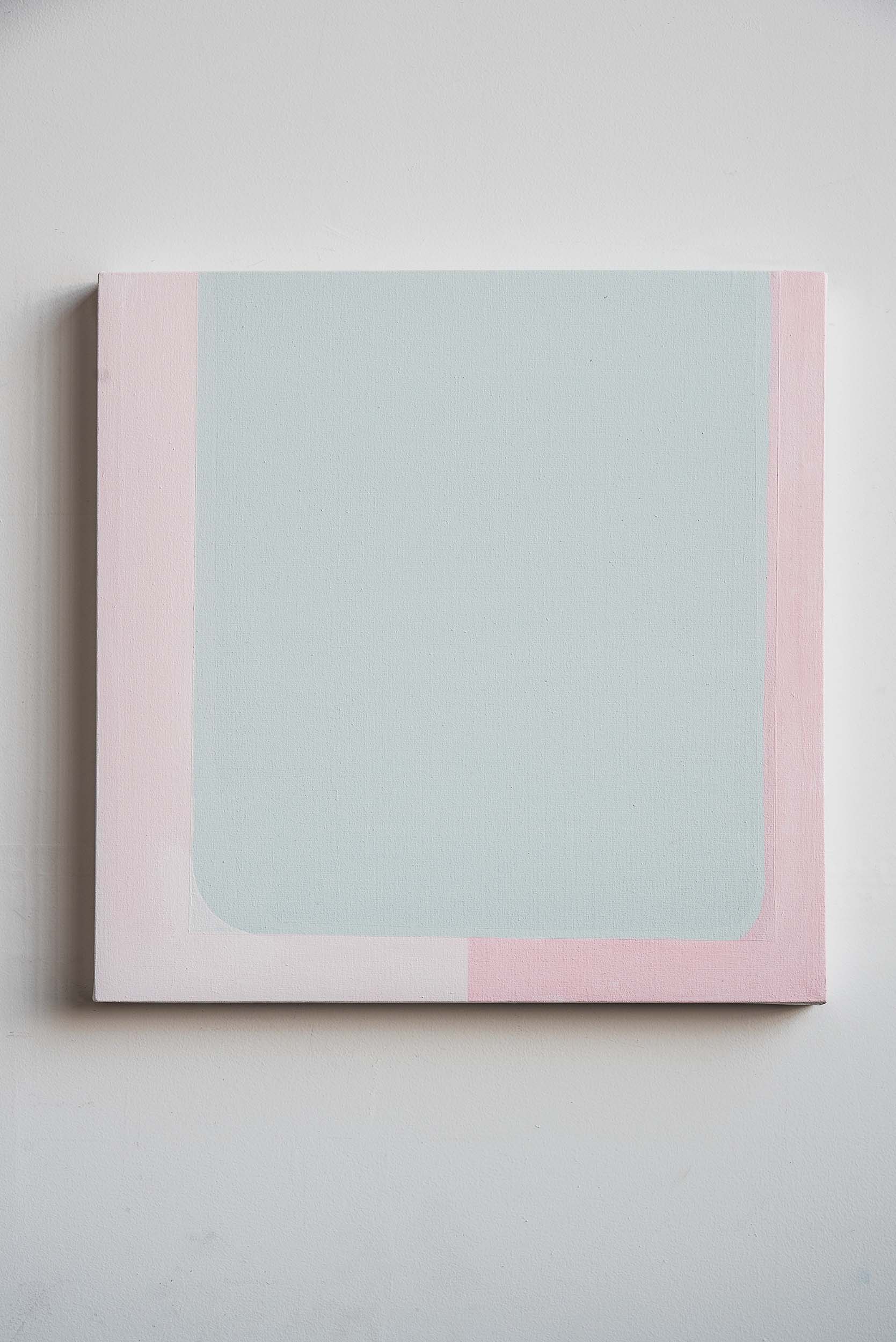 Emma Childs, Sweet Radio Silence, Acrylic on canvas, 24 x 24 in, 2018
