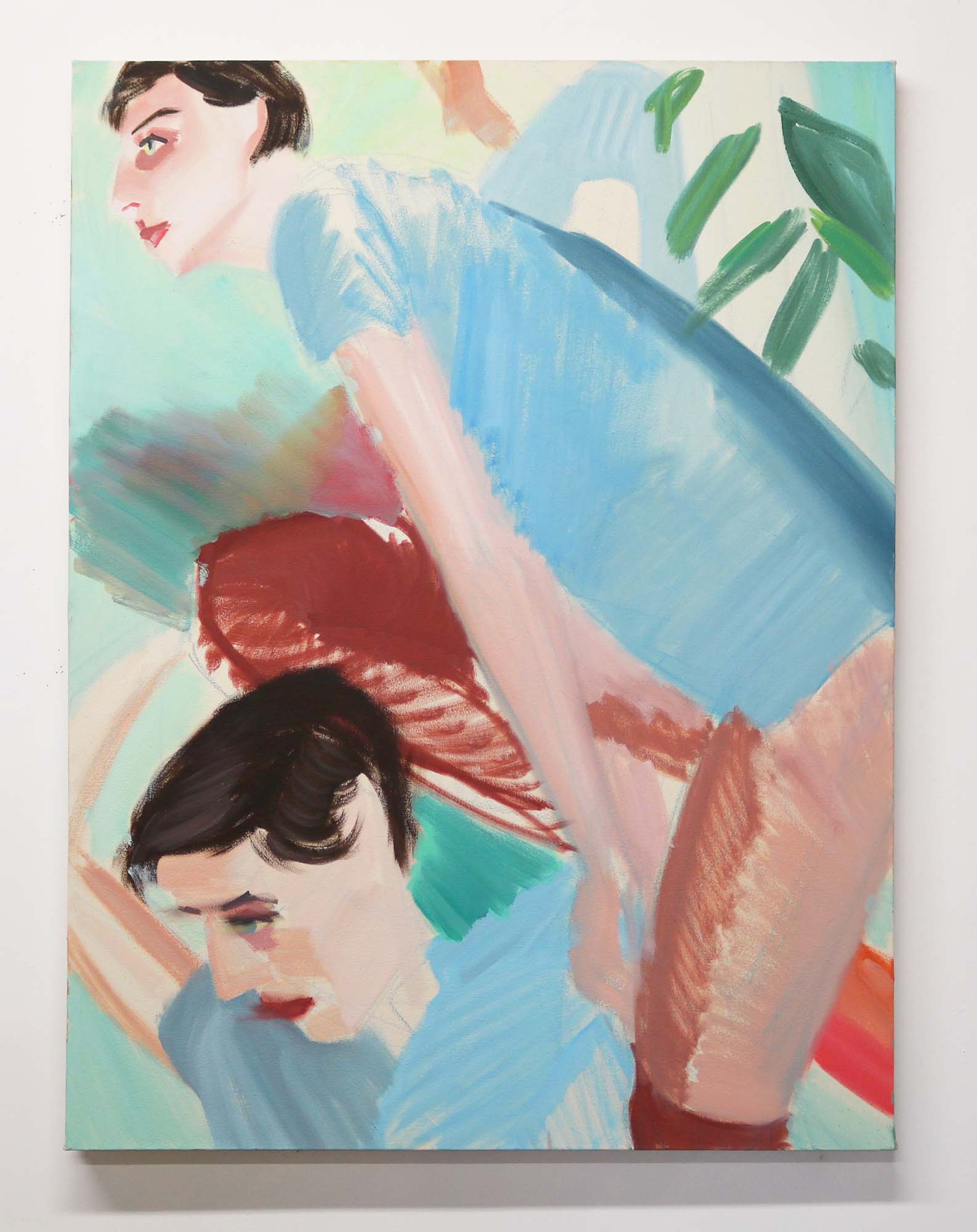 Grace Mattingly, Bedroom I, Oil on canvas, 36