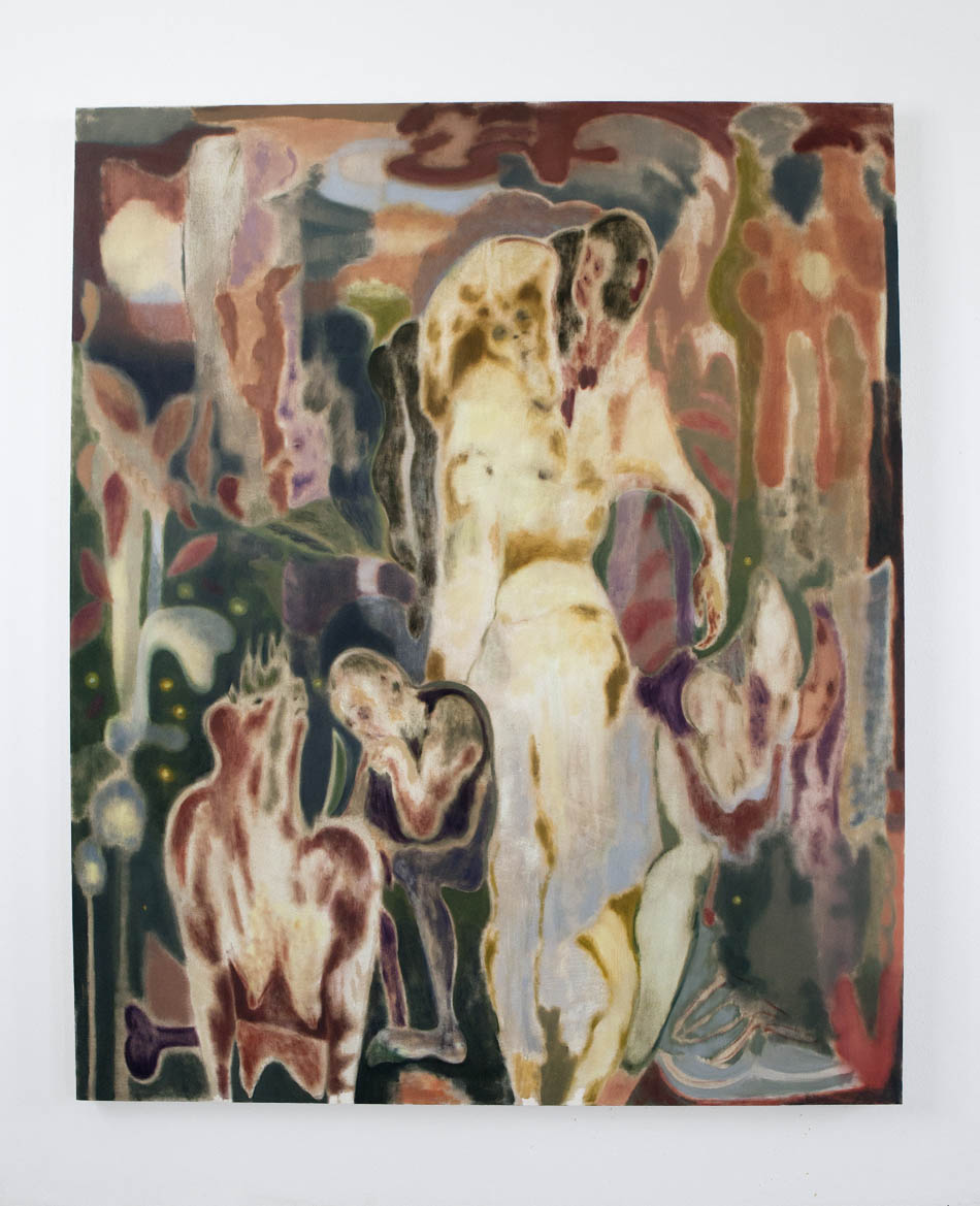 Maja Ruznic, The Help, 2018, oil on canvas, 72x60 inches